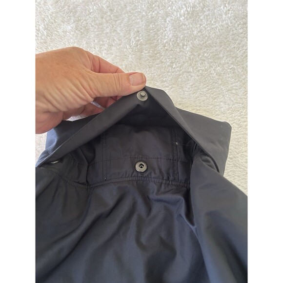 Boys Under Armour Quarter Zip Pullover Jacket Nylon Black/Grey Hooded Size YXL - Picture 5 of 6